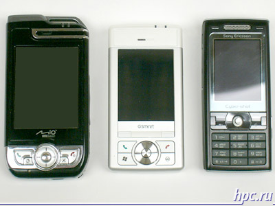 Mitac Mio A700, Gigabyte GSmart i300  Sony Ericsson K790i