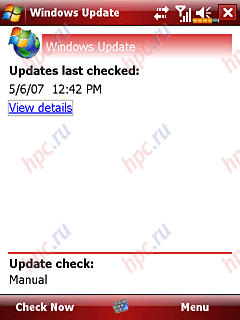 Glofiish X500+ Windows Update