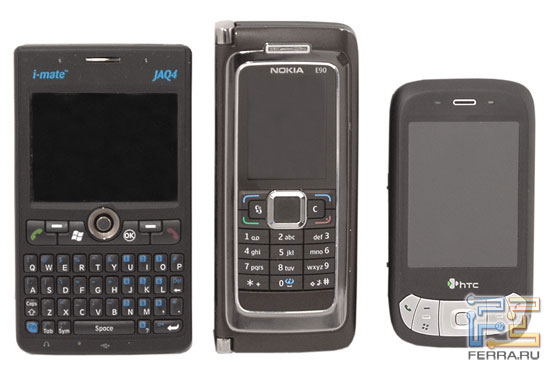 : i-mate JAQ4, Nokia E90, HTC P4350 ( ) 2
