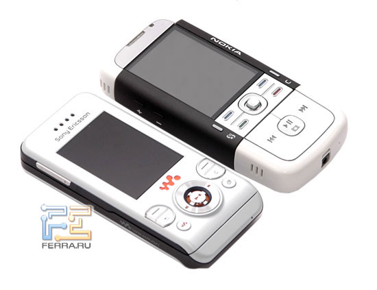  Nokia 5700  Sony Ericsson W580i   Ferra.ru 1