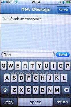   Text  Apple iPhone