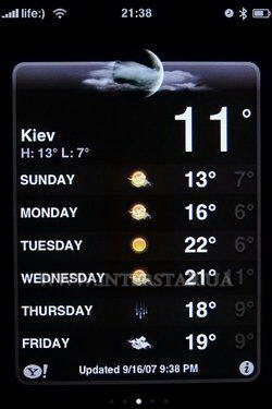   Weather  Apple iPhone