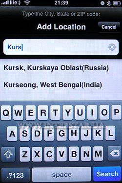   Weather  Apple iPhone