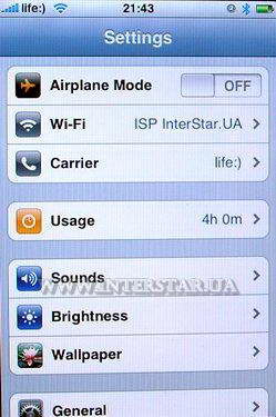   Settings  Apple iPhone
