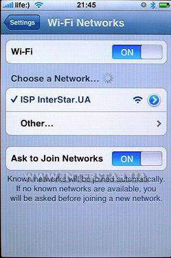   Wi-Fi  Apple iPhone