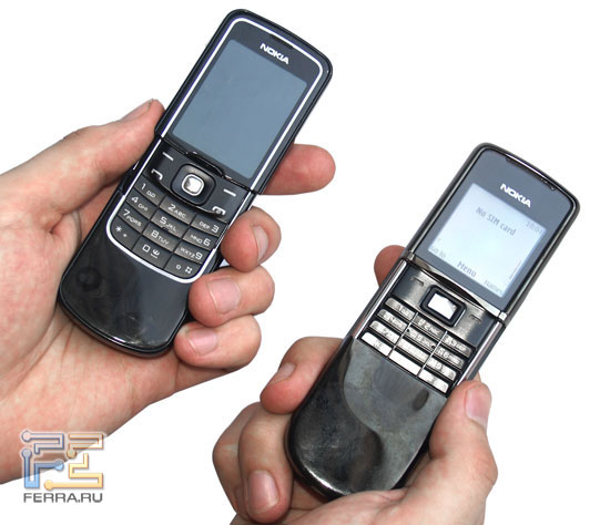 Nokia 8600 Luna  Nokia 8800 Sirocco Edition 2