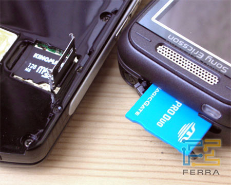   : microSD  LG KE600 ()  Memory Stick PRO  Sony Ericsson W830i ()