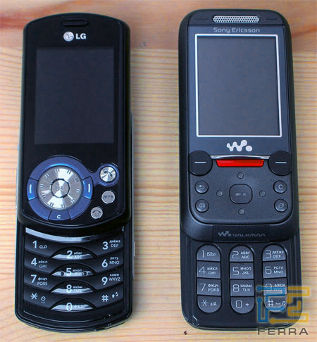   LG KE600  Sony Ericsson W830i