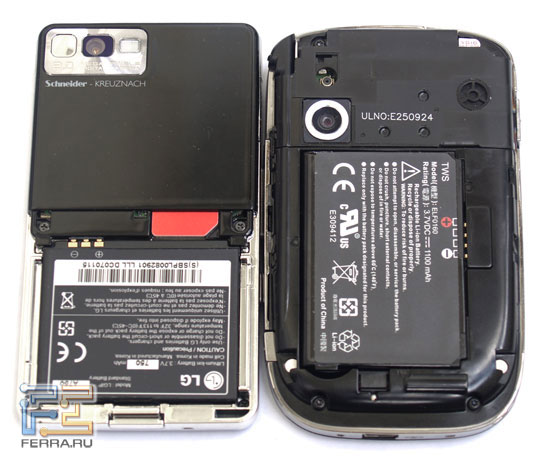 Сравнение LG KE850 PRADA и HTC Touch в тестлабе Ferra.ru 2 Сравнение LG KE850 PRADA и HTC Touch в тестлабе Ferra.ru 2