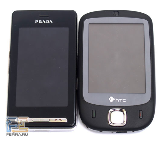 Сравнение LG KE850 PRADA и HTC Touch в тестлабе Ferra.ru 3 Сравнение LG KE850 PRADA и HTC Touch в тестлабе Ferra.ru 3