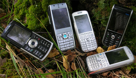 Samsung i300, RoverPC M1, i-Mate SP4m, Qtek 8310, i-MateSP5m