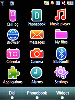 Samsung F480 Touchwiz.  