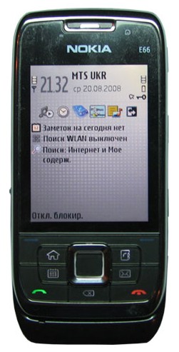    Nokia E66:   