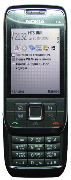    Nokia E66:   