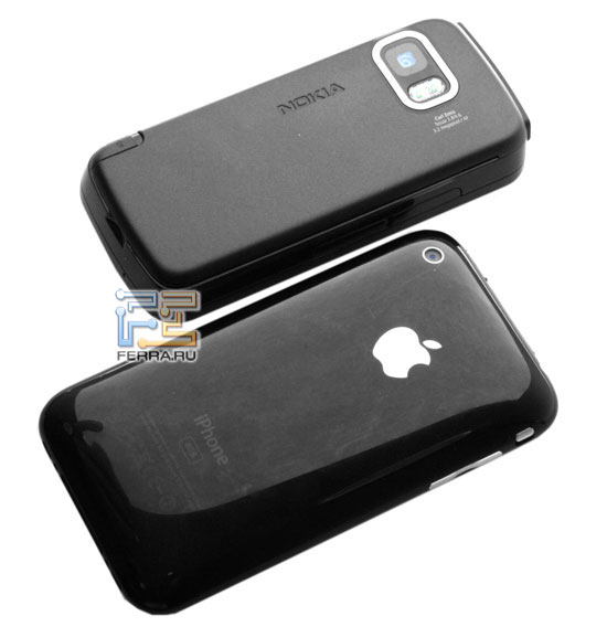 Nokia 5800 XpressMusic (Tube) � Apple iPhone 3G 4