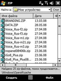 HTC P3700 Touch Diamond. ��������� Zip