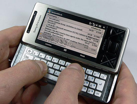 ����� �: Sony Ericsson Xperia X1