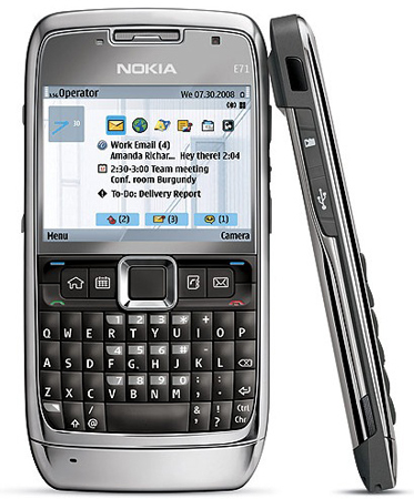 Nokia E71:   -