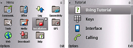 Nokia E71: ����������� � ������-������