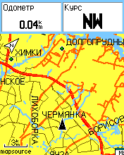 ����� �� Garmin eTrex Vista Cx � ����� ������ ������