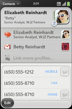 WebOS � Pre - Palm Inc. ����� � ����