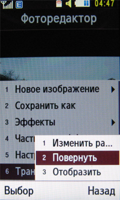 ����� ���������� �������� Samsung S7350