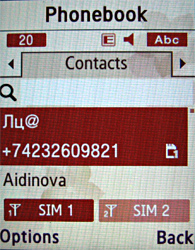 ����� ���������� �������� Samsung D780 DuoS