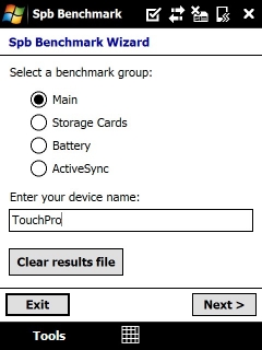 ����� ������������� HTC Touch Pro