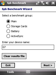 ����� ������������� RoverPC Pro G7