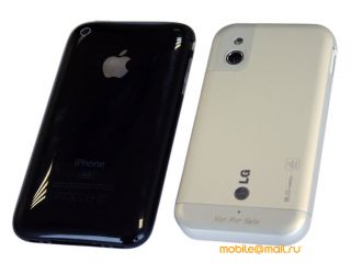 ��������������� ����� LG KM900 Arena: ������� ��� iPhone, ������� ����� iPhone