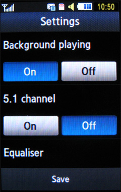 ����� ���������� �������� Samsung M7600