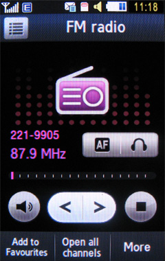 ����� ���������� �������� Samsung M7600