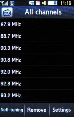 ����� ���������� �������� Samsung M7600