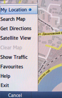 ����� ���������� �������� Samsung M7600