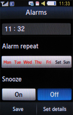 ����� ���������� �������� Samsung M7600