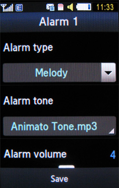 ����� ���������� �������� Samsung M7600