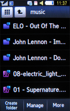 ����� ���������� �������� Samsung M7600