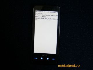 ����� ������������� Acer F900: ������ Windows Mobile � ������� �������