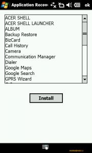 ����� ������������� Acer F900: ������ Windows Mobile � ������� �������