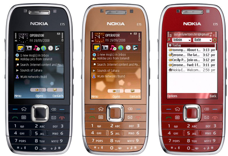 Nokia E75:  