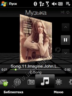 ����� HTC  Touch Diamond. ��������� TouchFLO 3D. ������.