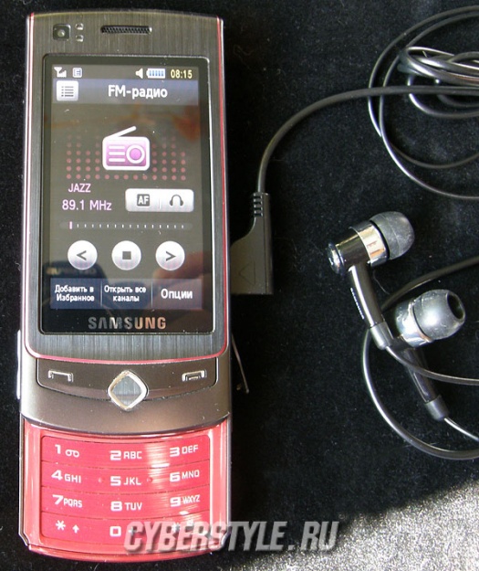  Samsung GT-S8300 UltraTouch:  