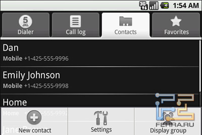 HTC G1.   Google Android