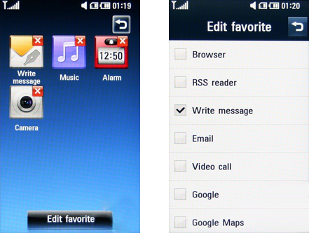 LG KM900 Arena:   S-