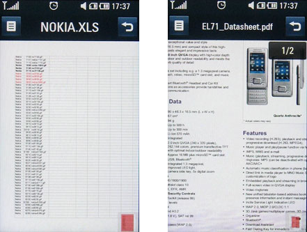 LG KM900 Arena:   S-