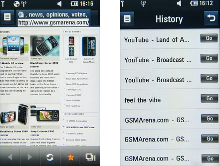 LG KM900 Arena:   S-