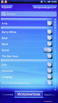   Sony Ericsson Xperia X10.   Android-