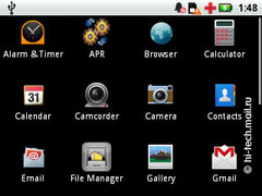 Motorola Flipout (MB511):   Android
