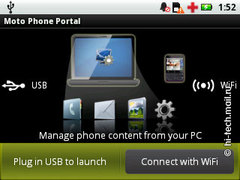 Motorola Flipout (MB511):   Android