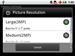 Motorola Flipout (MB511):   Android
